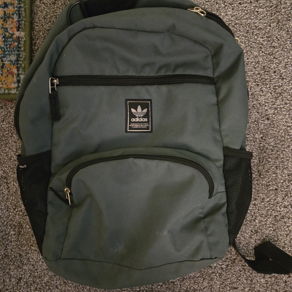 Green Adidas Backpack
